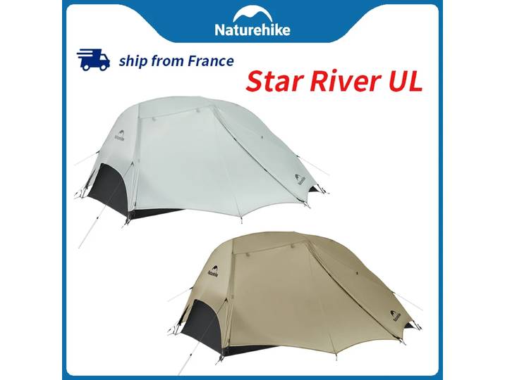 Naturehike Star River UL Tent 15D Nylon Ultralight Double-Layer Hiking Outdoor Camping Trekking Tent for Adventure Enthusiasts