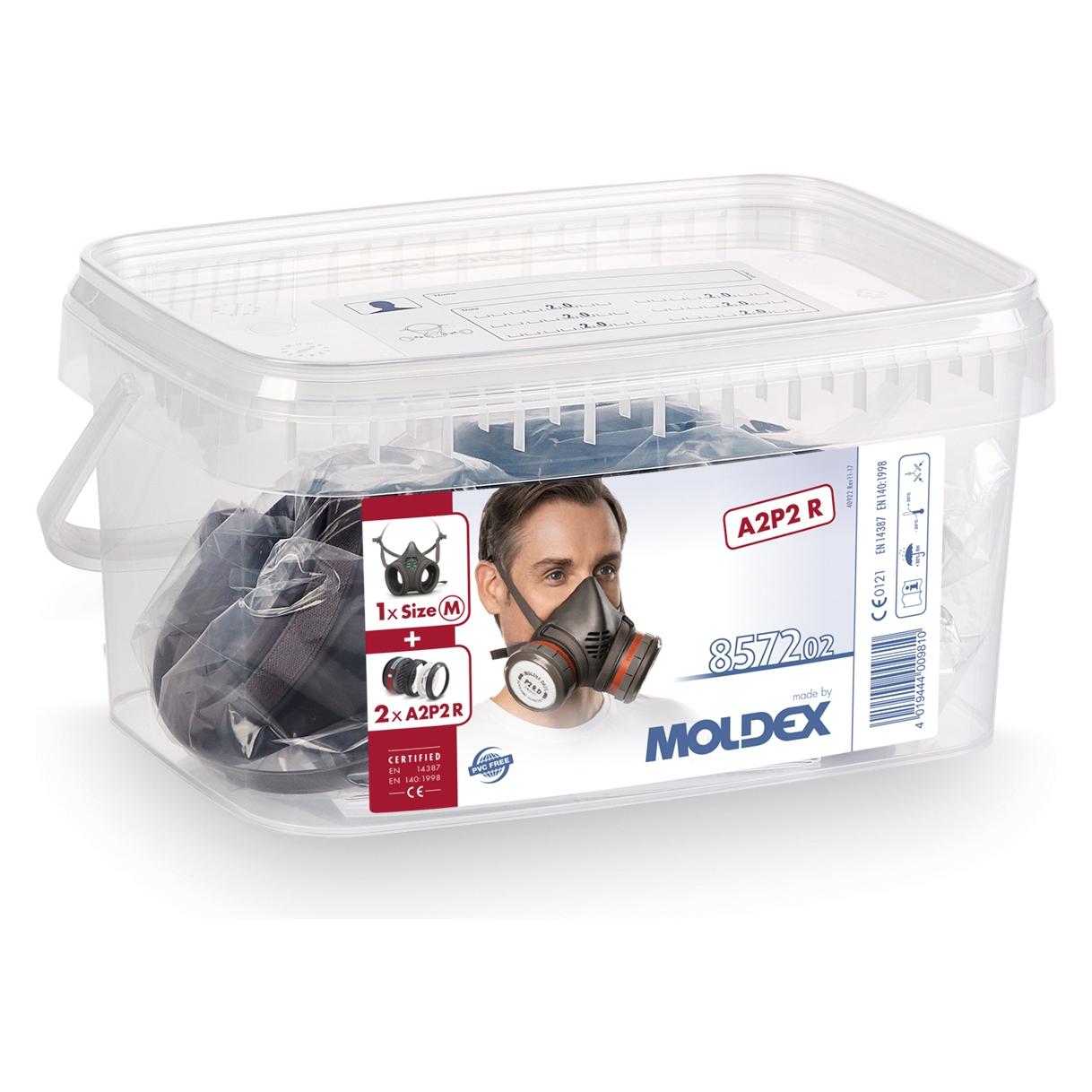 Moldex Atemschutzbox 857202 A2P2 R D - Ser.8000 1x800201,2x807001,2x850001,2x809001 (1x) (857202)