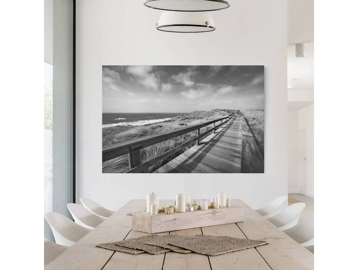 Bild Nordseespaziergang II Webstoff Multicolor 60 x 40cm