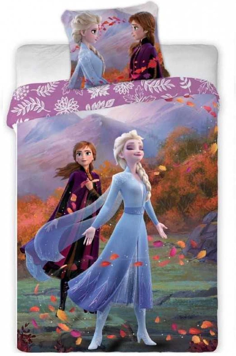 Disney Frozen eenpersoons dekbedovertrek 140 x 200 cm