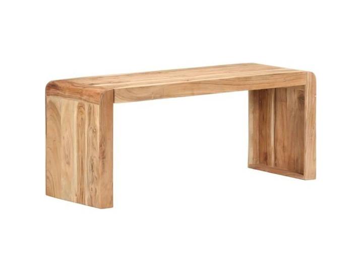 Banc - Acacia - 110x38x46 cm - Bois massif - Intérieur - Montage facile