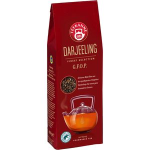 Teekanne Tee Darjeeling Finest Selection G.F.O.P., Schwarzer Tee, loser Tee, 250 g