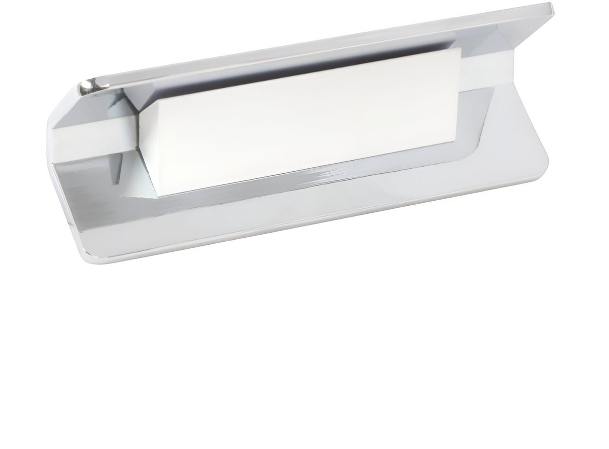 DOMINO meubelknop 9951 wit/chroom
