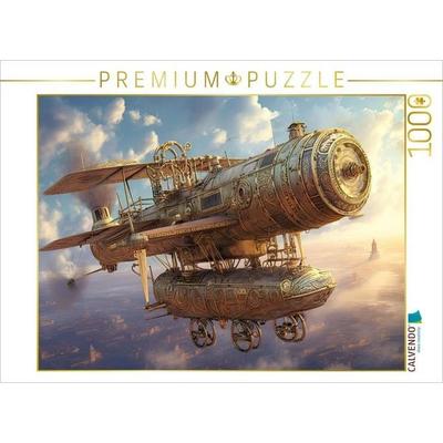 CALVENDO Puzzle Flügel-Luftschiff | 1000 Teile Lege-Größe 64x48cm Foto-Puzzle für glückliche Stunden