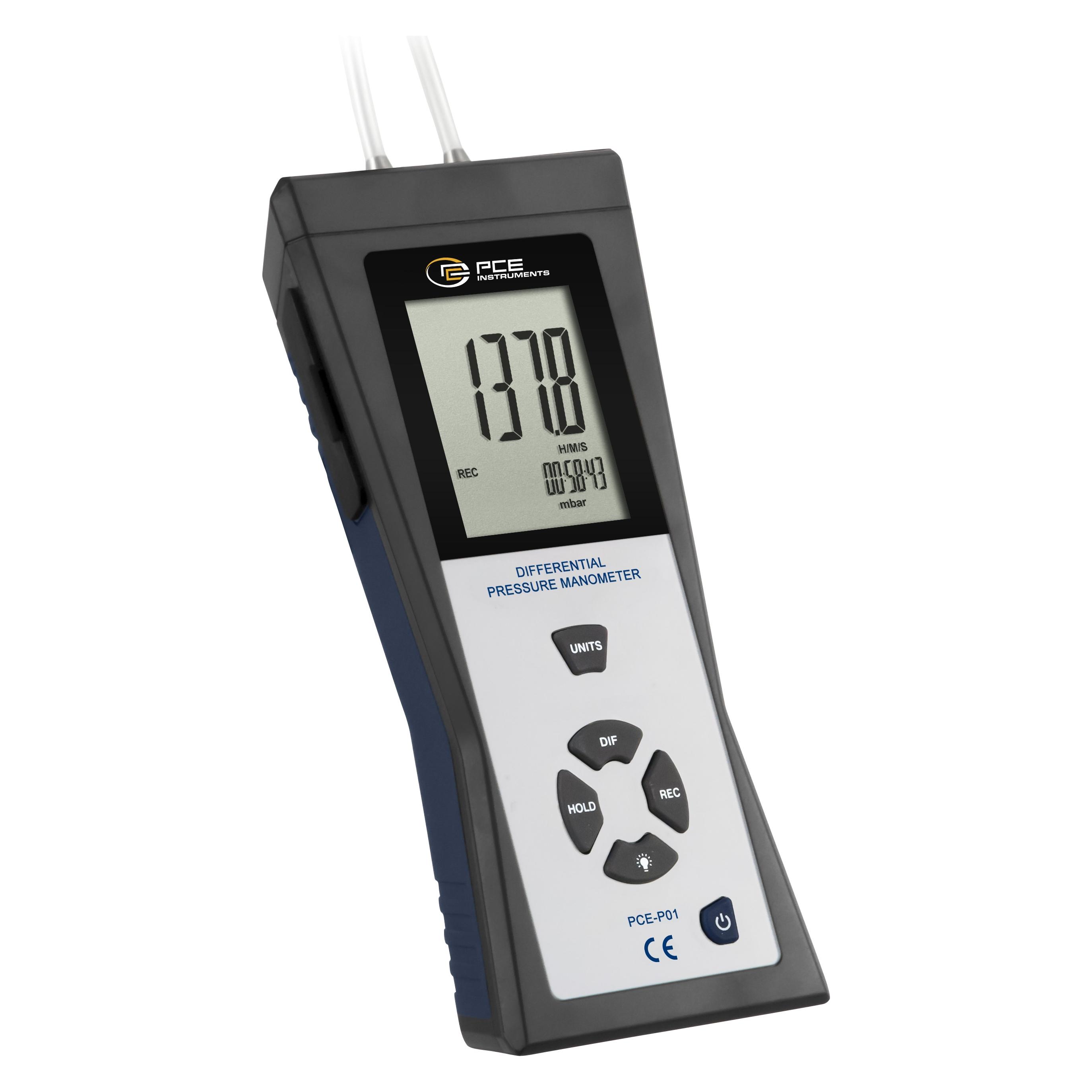 PCE Instruments Differenz Druckmessgerät (Druckmessgerät) (PCE-P01)