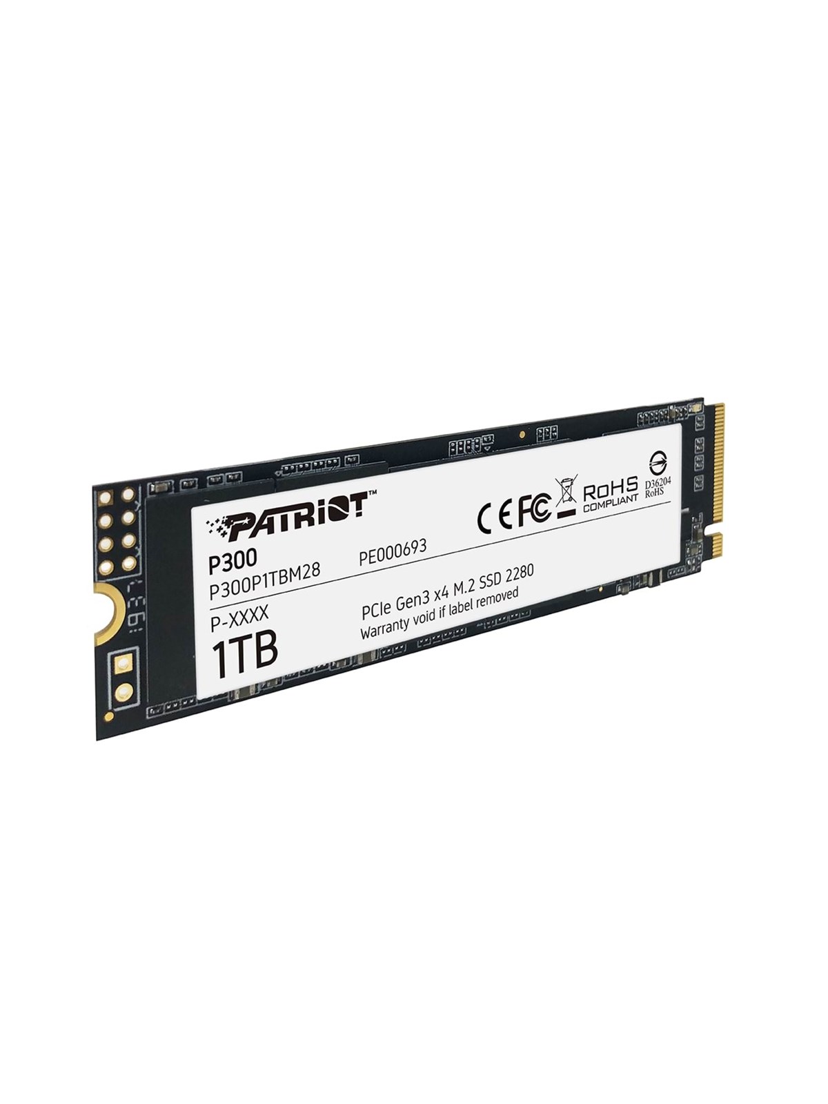 Patriot P300 SSD - 1TB - M.2 2280 - PCIe 3.0