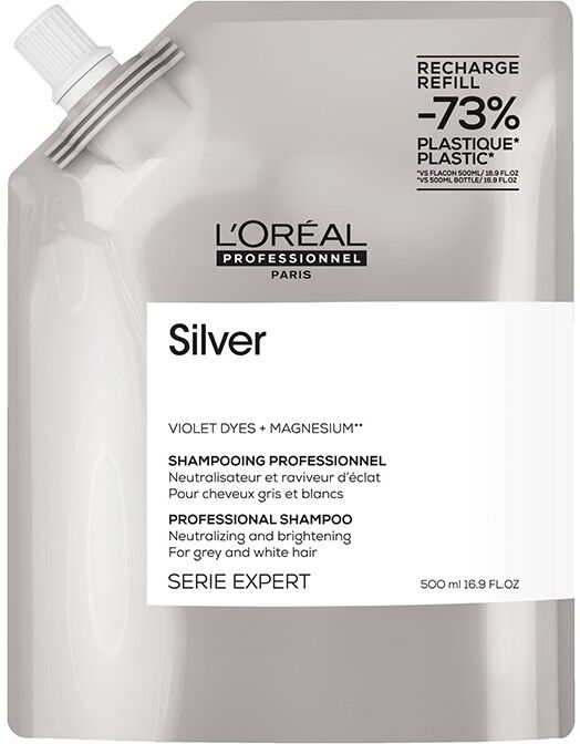 L'Oréal Professionnel L’Oréal Professionnel Silver Shampoo Refill Pack 500ml