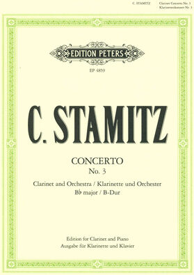 Edition Peters Stamitz Konzert Nr. 3