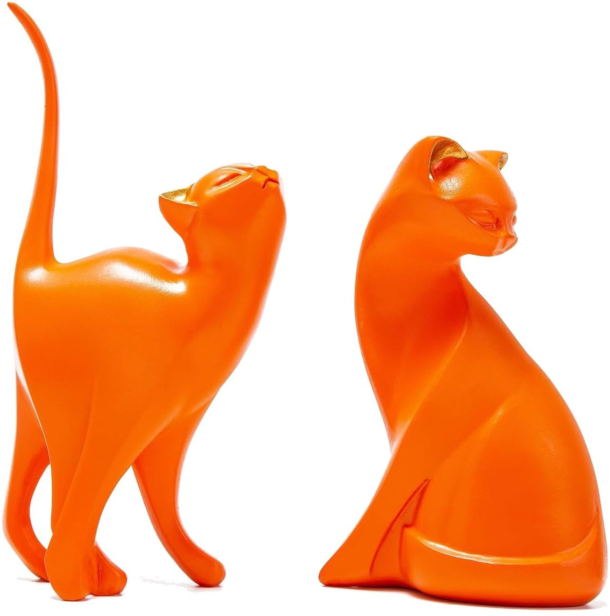 Merkloos Abstracte Decoratieve Kat Sculptuur voor op Tafel