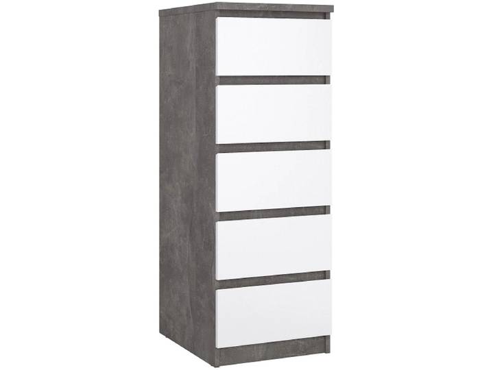 Kommode NAIA 5 Schubladen 50x40.4x111.3cm beton