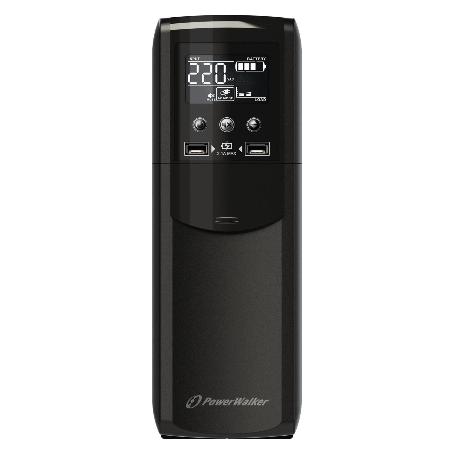 Powerwalker VI 600 CSW FR - Line-Interaktiv - 600 VA - 360 W - Sine - 170 V - 280 V (600 VA, 360 W) (10121115)