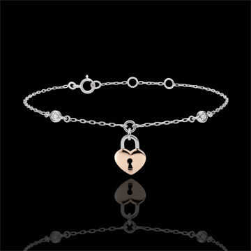 Edenly Armband Kostbares Geheimnis - Herz - RosÃ©gold