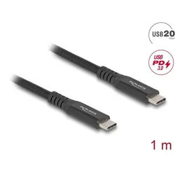 DeLock USB-C/USB-C Kabel, 1 m