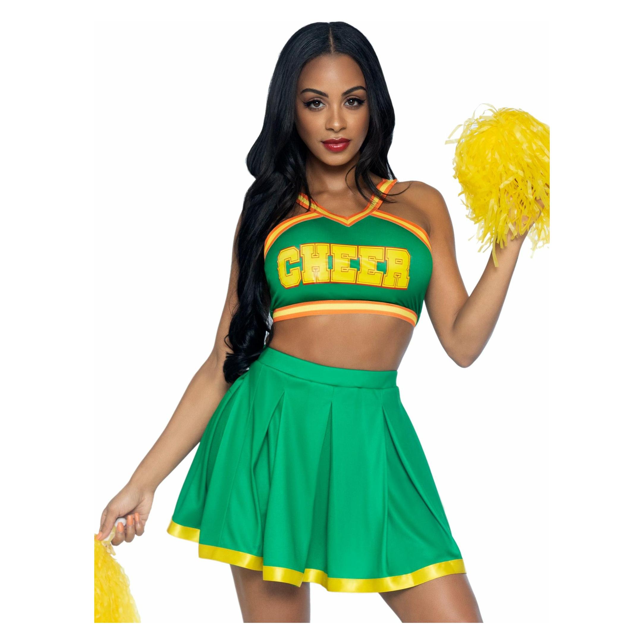 Leg Avenue Kostãoem Cheerleader Grãoen S/M (M, S) (87000_12605)