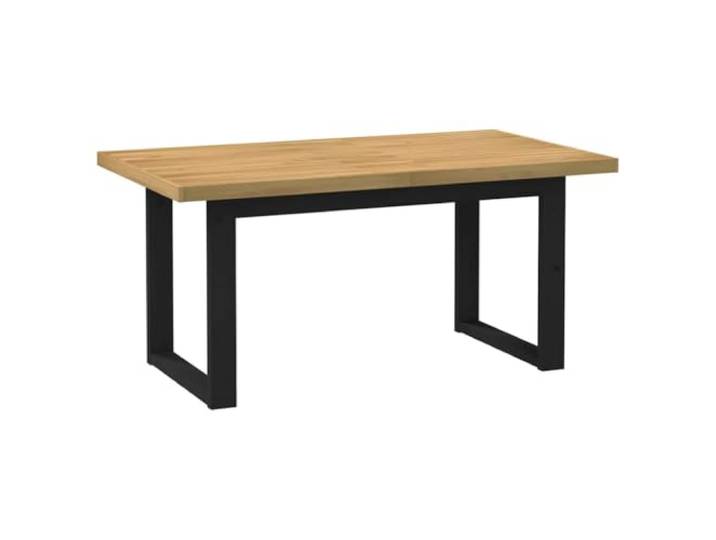 vidaXL Esstisch NOAIN U-Form-Beine 160x90x75 cm Massivholz Kiefer
