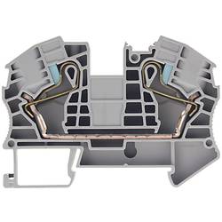 Siemens 8WH60000AK00 Durchgangsklemme 12.2 mm Steck-Klemm Grau 50 St.