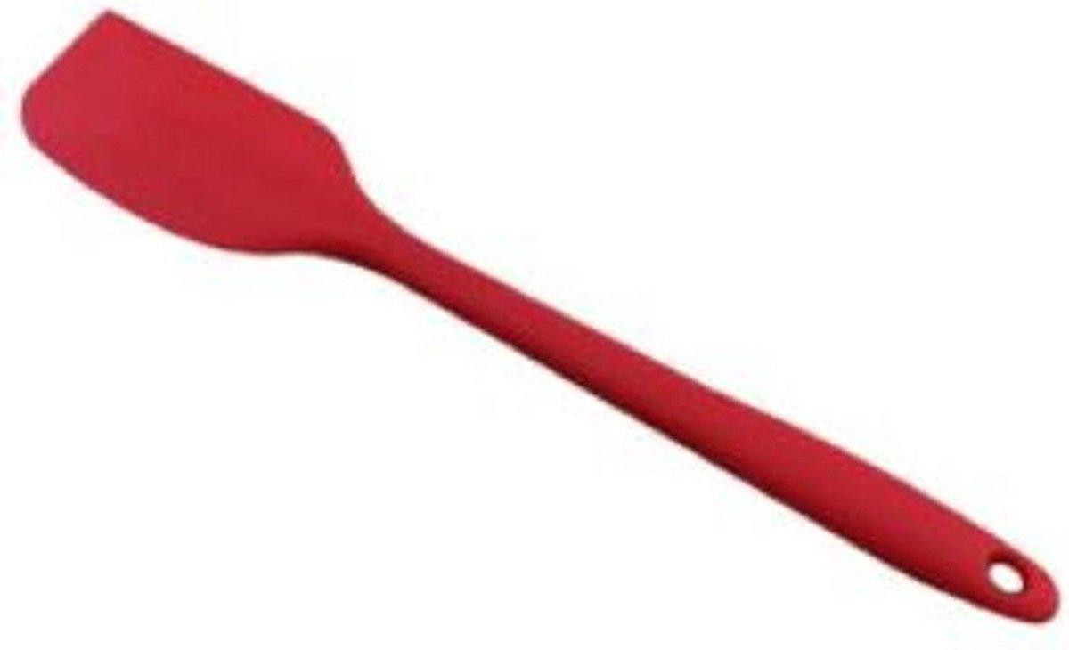CHPN Siliconen Pannenspatel Rood - 21 cm - Hittebestendig Keukenaccessoire
