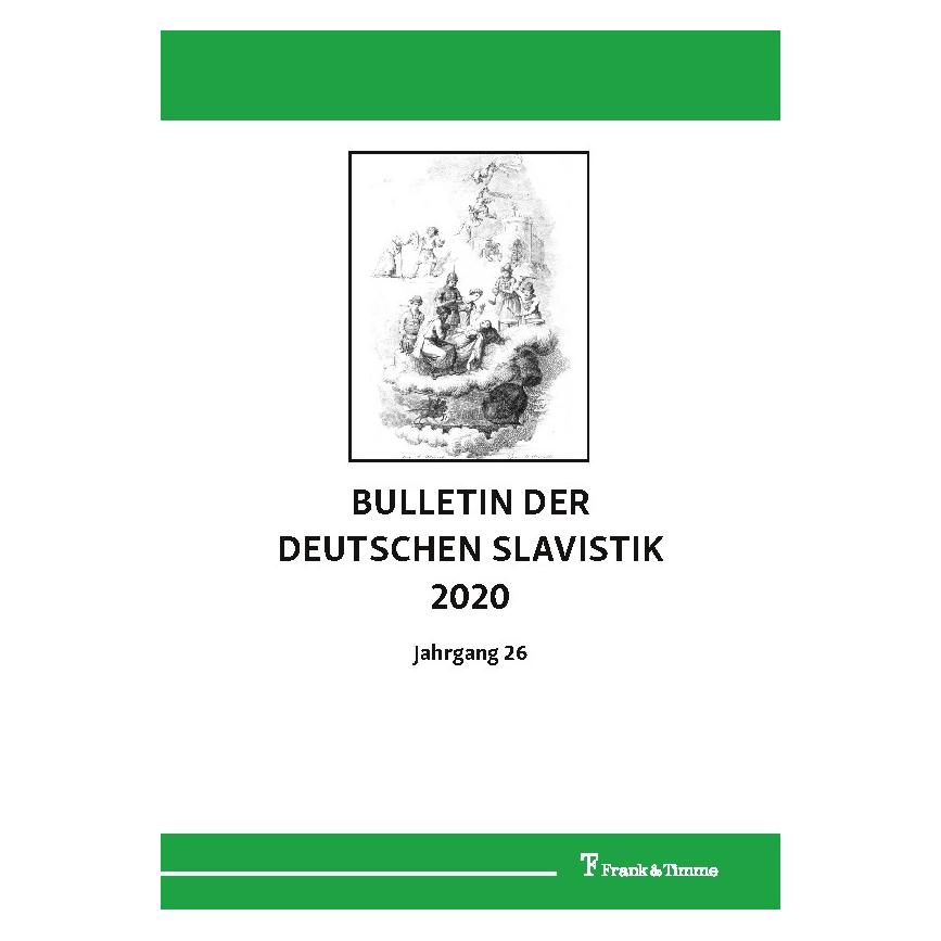 Frank & Timme Bulletin der Deutschen Slavistik 2020 (Deutsch, Softcover, Daniel Buncic) (56929215)