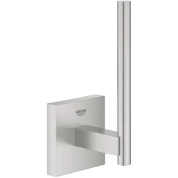 Grohe, Toilettenpapierhalter, Start Cube QuickFix Reservetoilettenpapierhalter, klebbar, supersteel