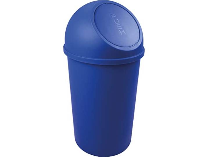 helit H2401234 - Push-afvalbak „the flip“ 25 L blauw