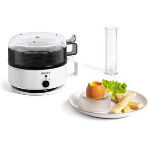 Krups Eierkocher Ovomat Super, EG2301, bis 7 Eier, 400 Watt, weiß