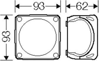 Hensel Boîtier de dérivation câble 1,5-2,5 5 pôles KF 0202 G (62000043)