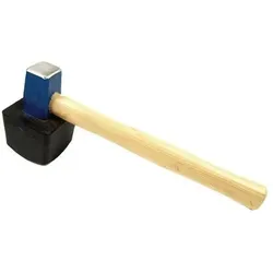 Plattenlegerhammer 1500g eck.(anvulkanisiert)