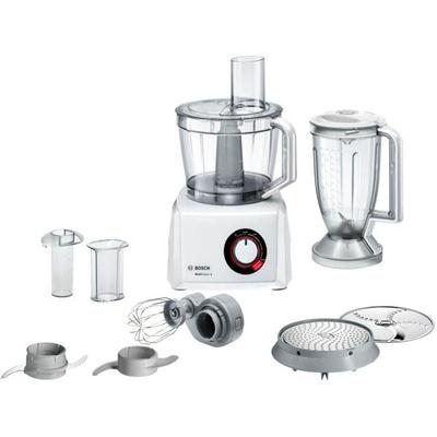 BOSCH Kompakt-Küchenmaschine "MultiTalent 8 MC812W501, 45 Funktionen, XXL-Rührschüssel 3,9 L", weiß, B:25cm H:43cm T:30cm, Küchenmaschinen, Mixer 1,5 L, Universalmesser, Kartoffelpuffer-Scheibe, weiß, Kompakt-Küchenmaschine
