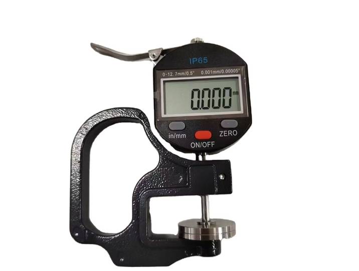 Jauge d'épaisseur numérique IP65 à affichage numérique, mesure haute précision 0,001 mm, jauge d'épaisseur de film et de feuille