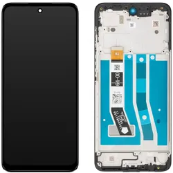 Motorola Display Unit für Moto G55, Schwarz (Display, Motorola Moto G55), Mobilgerät Ersatzteile, Schwarz