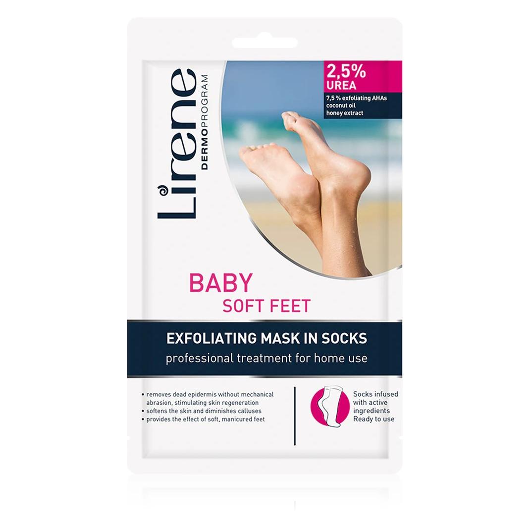 Lirene Exfoliating Socks Professional Treatment for Home U (Fussmaske, 225 g) (5900717081079)