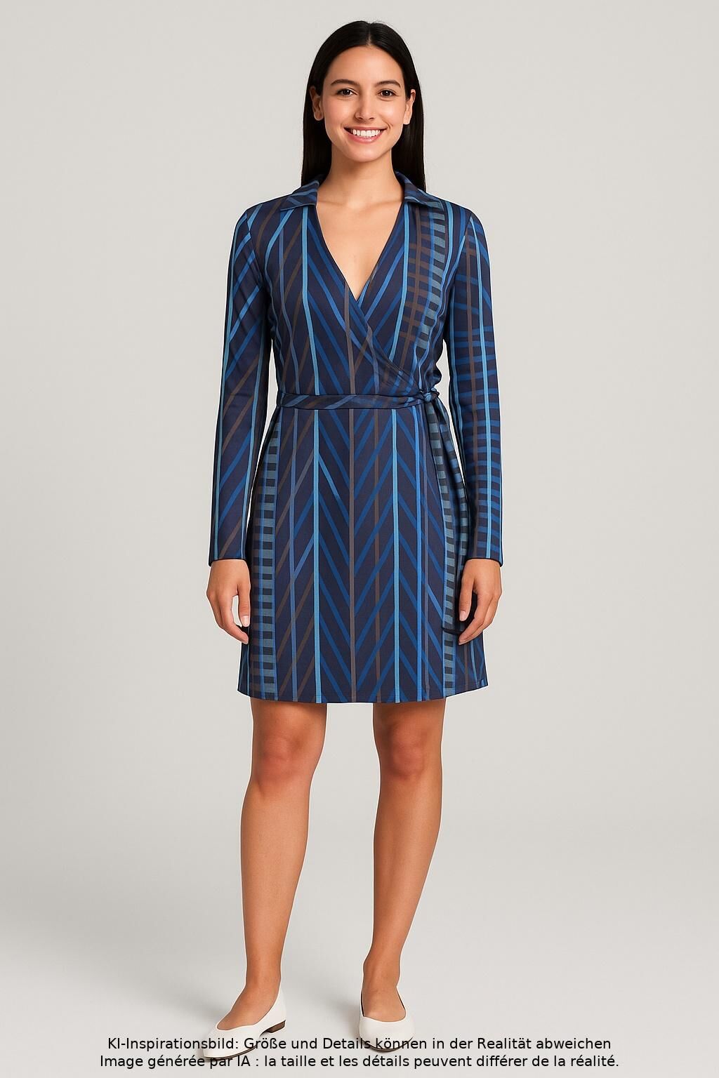 Dkny by Donna Karan New York Damen Kleid, Mehrfarbig, Gr. S, Seide - Second Hand