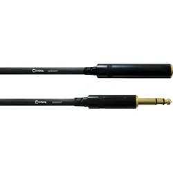 CFM 3 VK - CORDIAL 1x 6.3 mm Klinke stereo, 1x 6.3 mm Klinkenbuchse stereo,