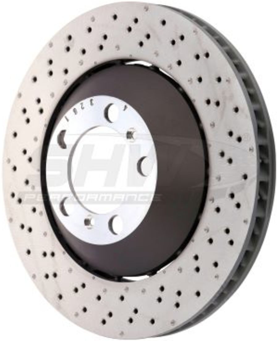 Shw Performance Disque de frein SHW PFL41387 avant, ventilé, à haute teneur en carbone, 1 pièce