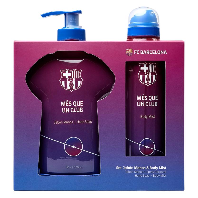 FC Barcelona Set: Flüssigseife für die Hände, 400 ml + Duftspray für (74847917)