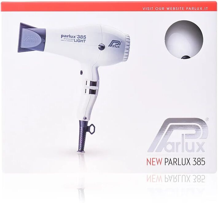 Parlux Hair Dryer 385 power light ionic & ceramic white