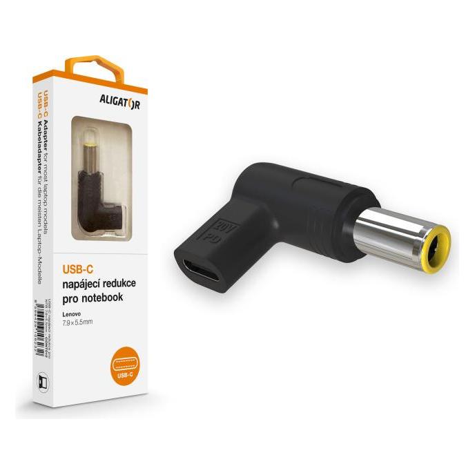 Aligator USB-C-Netzteil 7,9 x 5,5 mm für Lenovo -Laptops (CONT012)