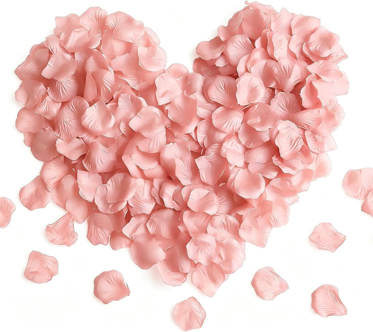 Richaa 4000 stuks roze gedroogde rozenblaadjes
