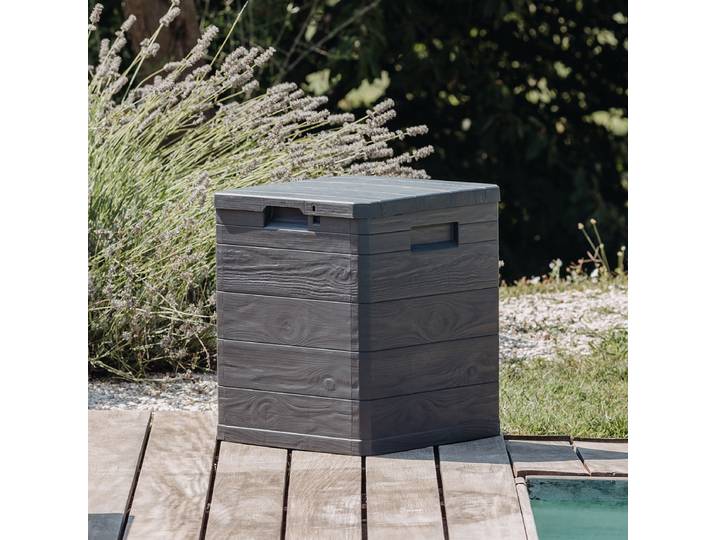 Gartenbox Woody's Multibox 43 x 44cm Schwarz/Schwarz
