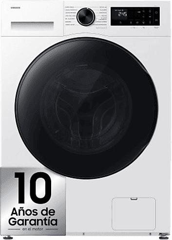 Lavadora secadora - Samsung WD90HG5U34BEEC, 9 kg de lavado, 6 secado, 16 programas, Clase A, Wifi, Blanco