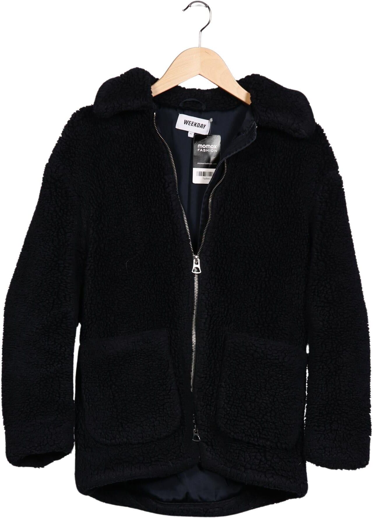 Weekday Damen Jacke, Marineblau, Gr. XS, Synthetik - Second Hand