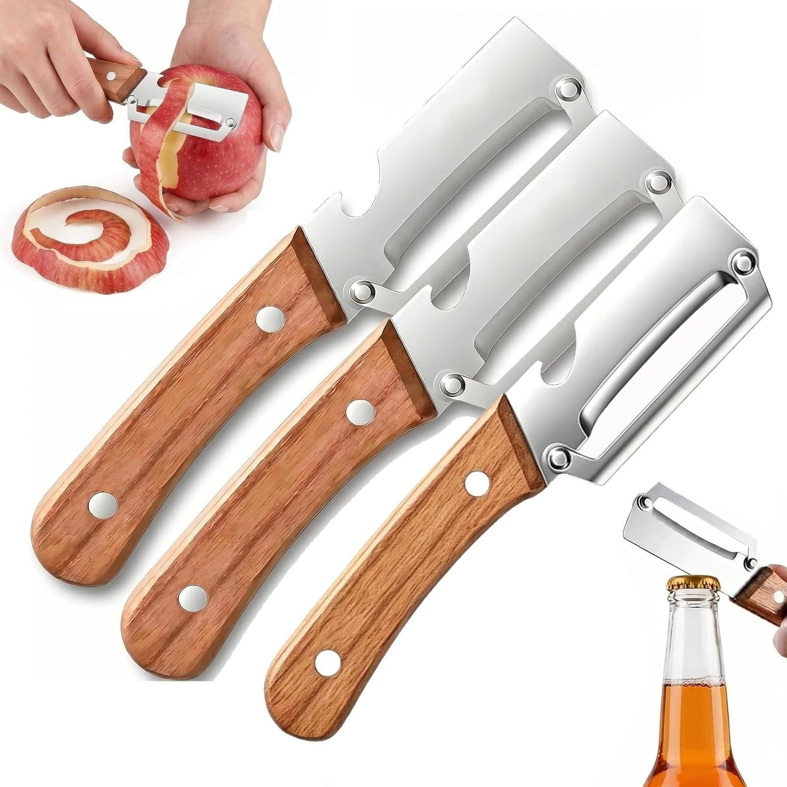 Merkloze multifunctionele dunschiller met flesopener