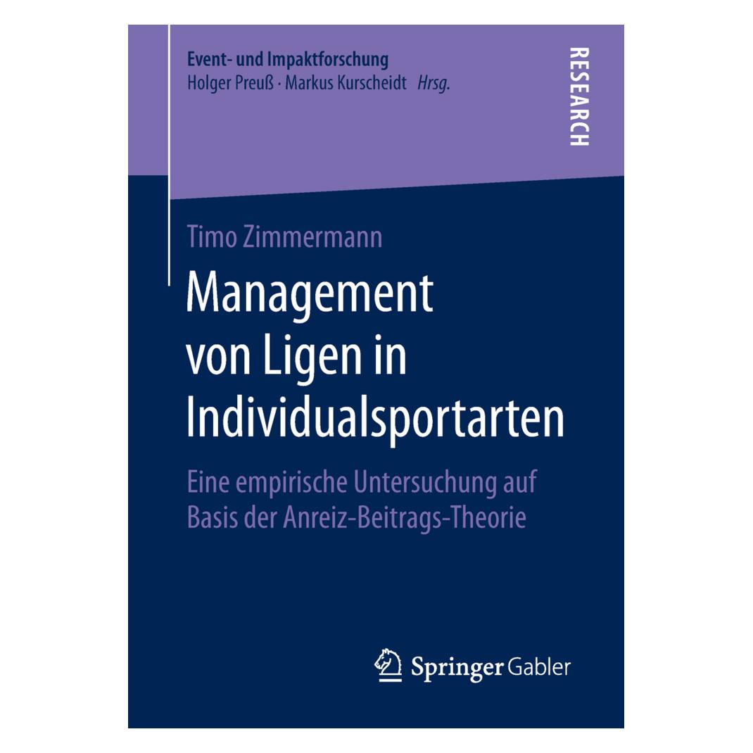 Springer Management von Ligen in Individualsportarten (Deutsch, Softcover, Timo Zimmermann) (56038660)