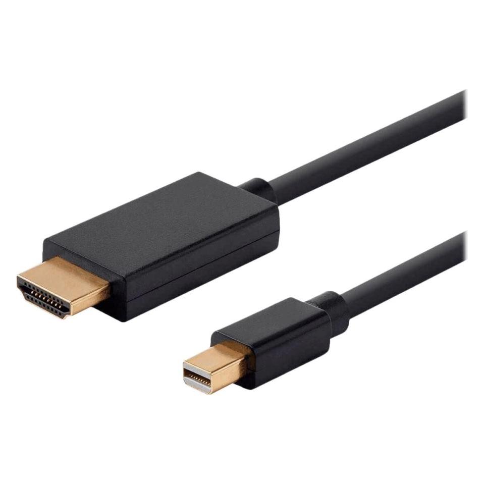 MicroConnect MDPHDMI3B-4K 3m Mini DisplayPort HDMI Type A (Standard) Schwarz Videokabel-Adapter (3 m) (MDPHDMI3B-4K)