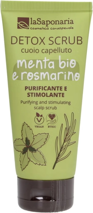 La Saponaria Detox Scalp Scrub Mint-Rosemary 100 ml