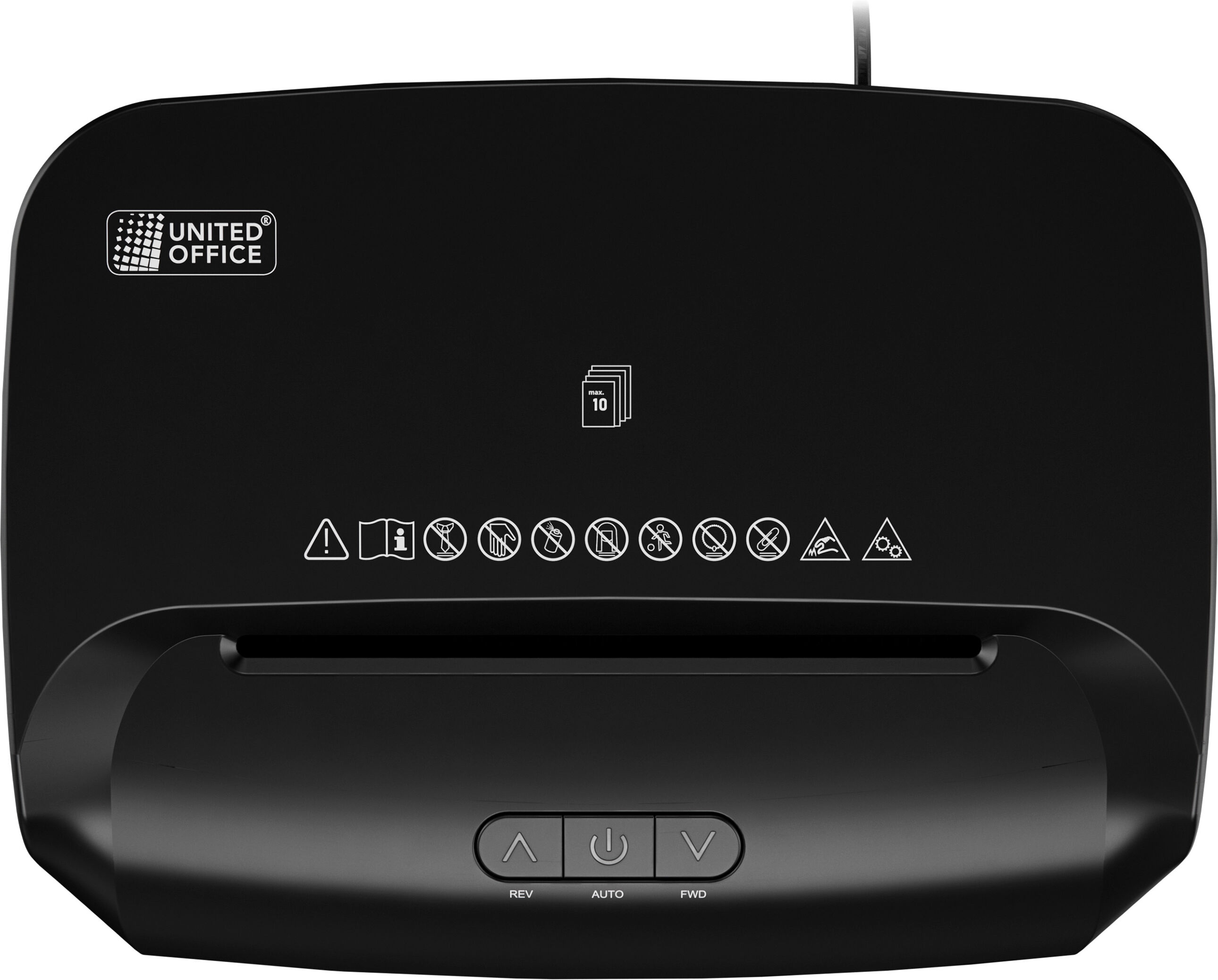 United OFFICE® Aktenvernichter »UAVS 450 A1«, mit Schublade