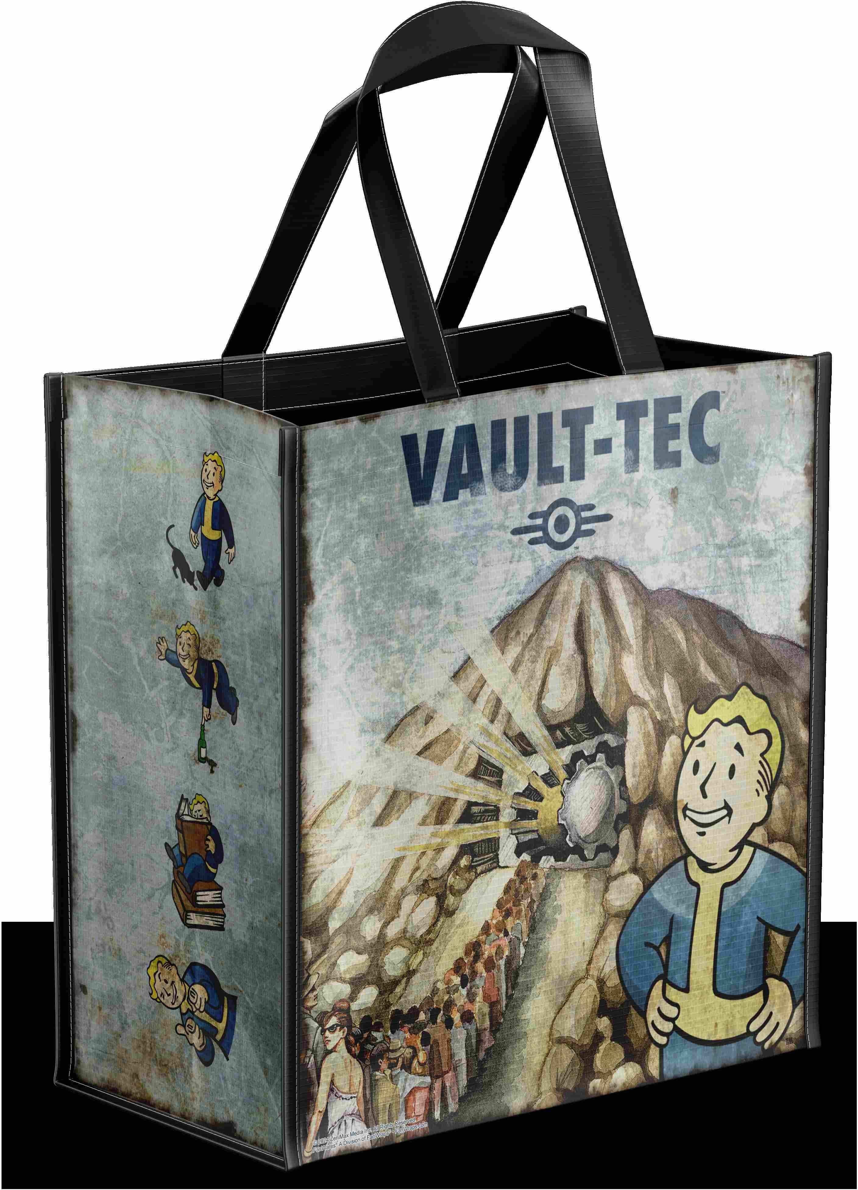 Fallout Vault Tec Weathered Shopping Bag
