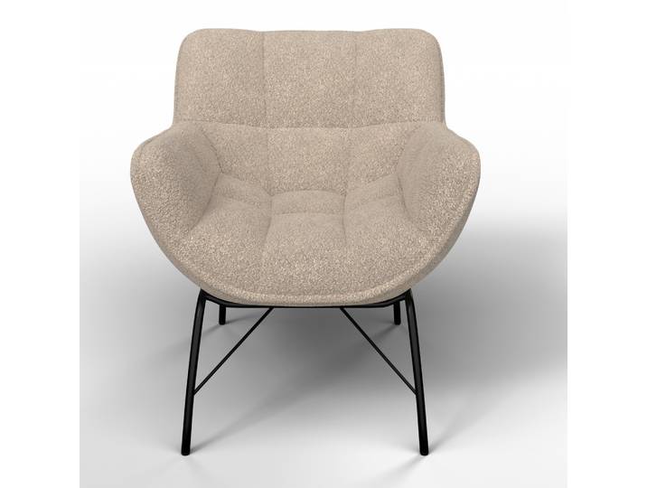 Sessel Robin Beige Webstoff