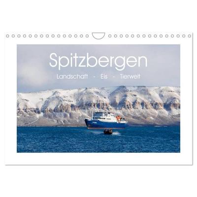 Spitzbergen - Landschaft - Eis - Tierwelt (Wandkalender 2026 DIN A4 quer), CALVENDO Monatskalender