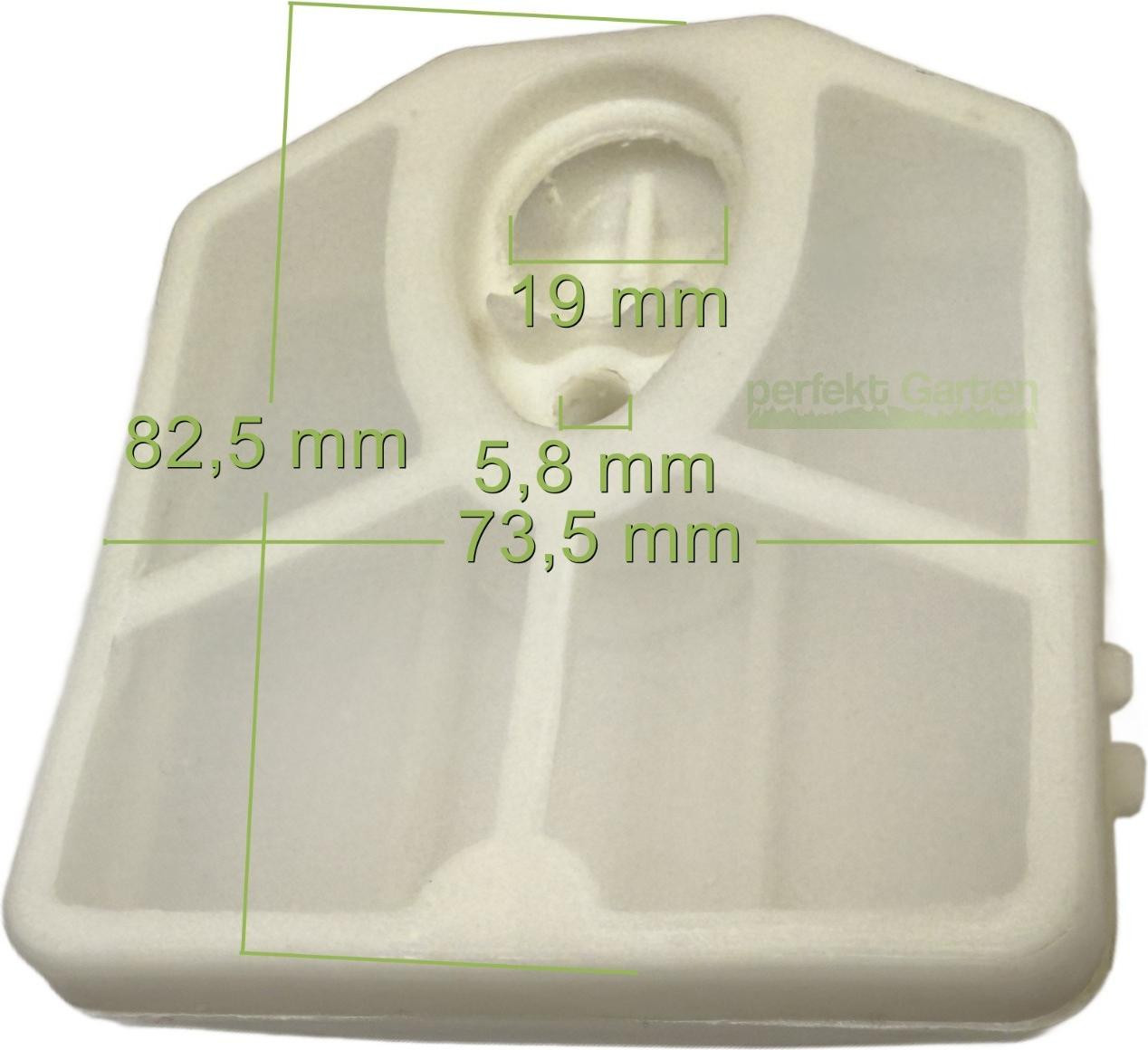 Luchtfilter voor MacAllister, Fuxtec, Scheppach, Hyundai, Brast en Einhell kettingzagen van 38cc